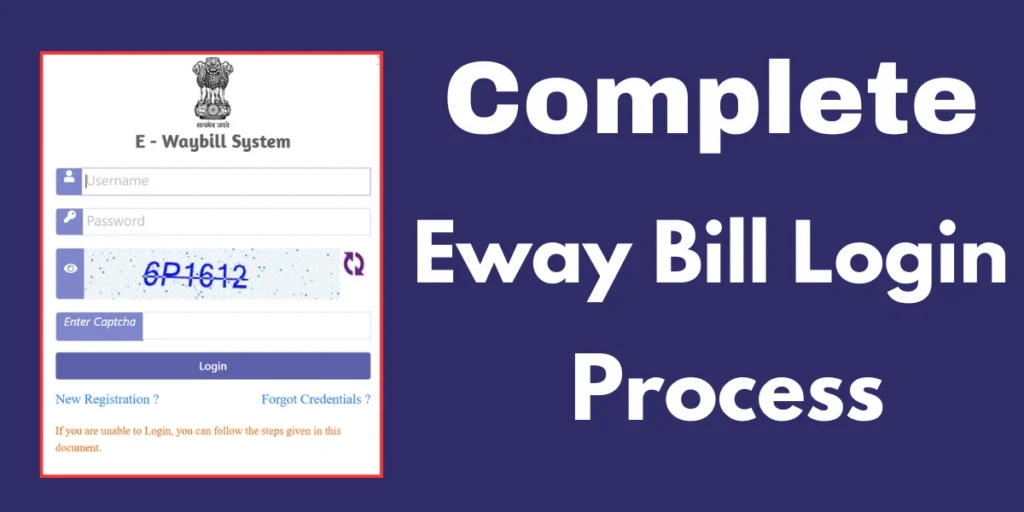 Eway Bill Login